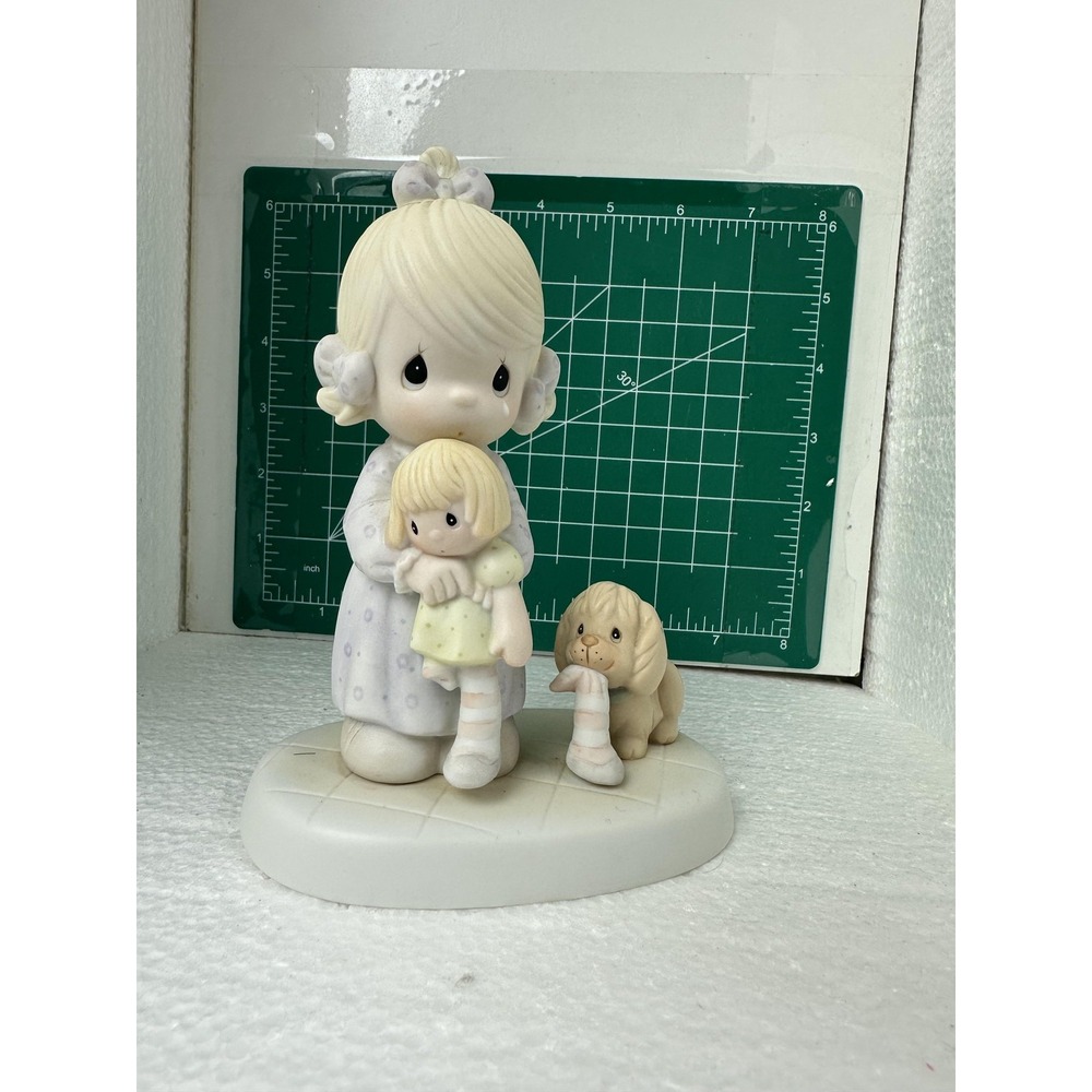 Vintage 1988 Precious Moments Something's Missing Enesco 105643 Figurine Dog